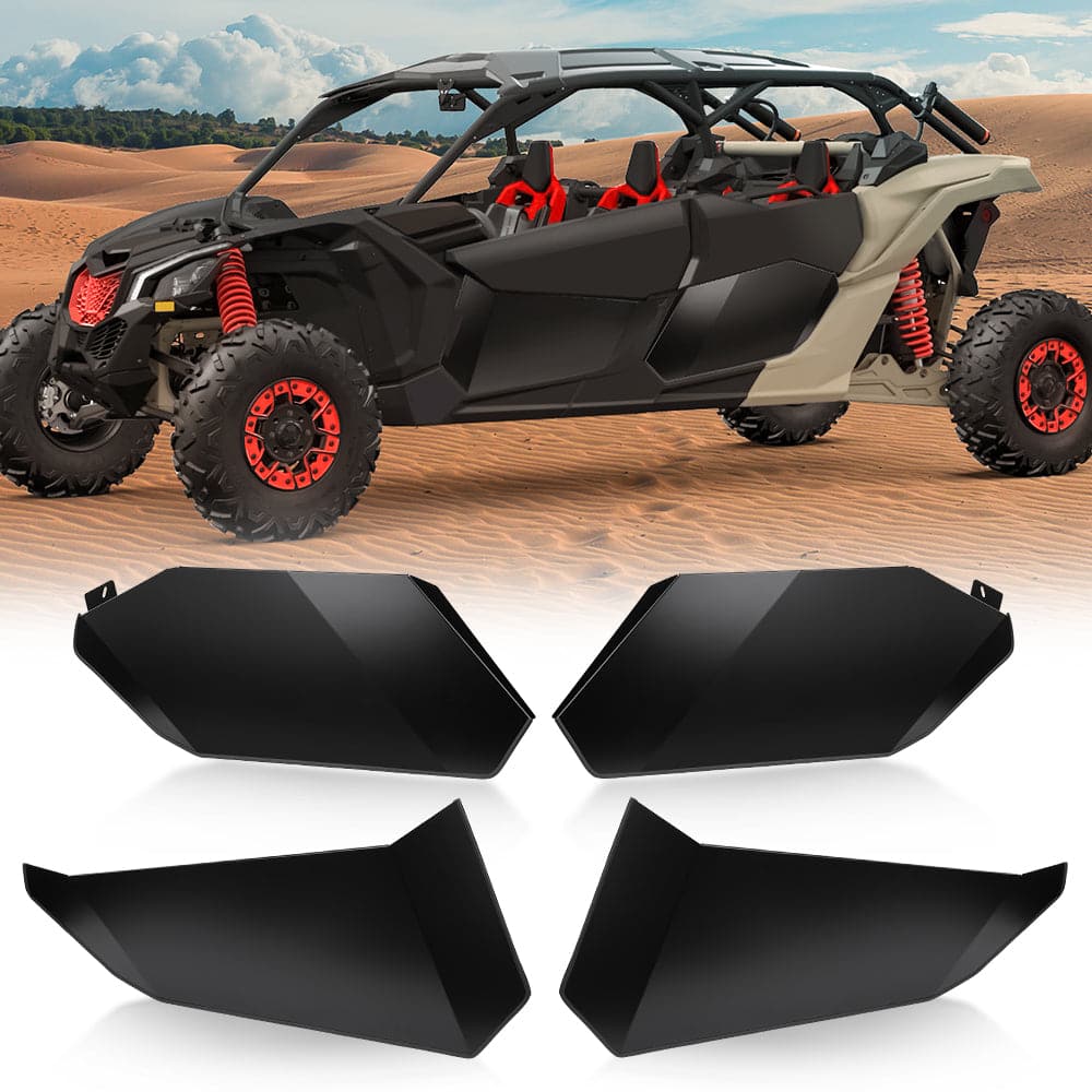 Aluminium Lower Door Panel Inserts For Can-Am Maverick X3 MAX (4Pcs)