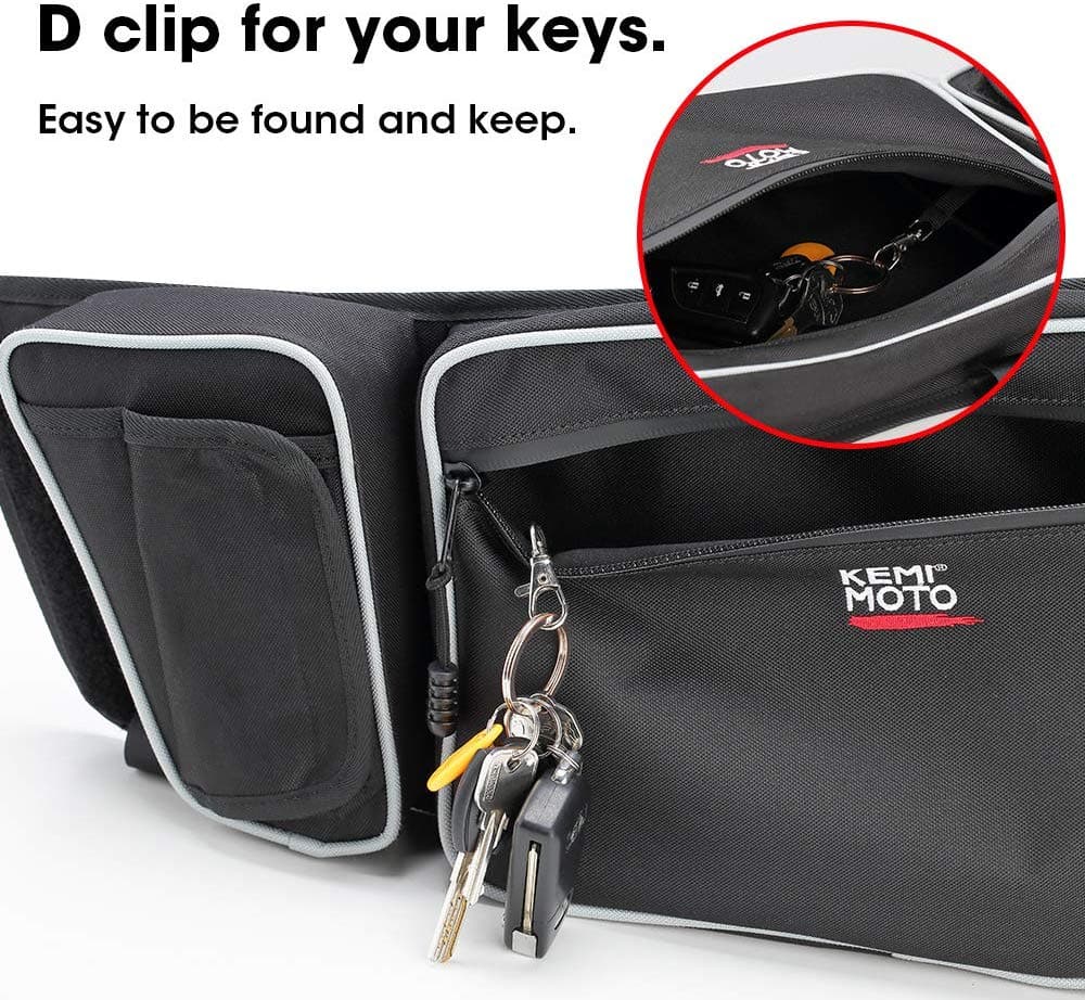Door Storage Bags with Removable Knee Pad Fit for Can Am Maverick X3/MAX
