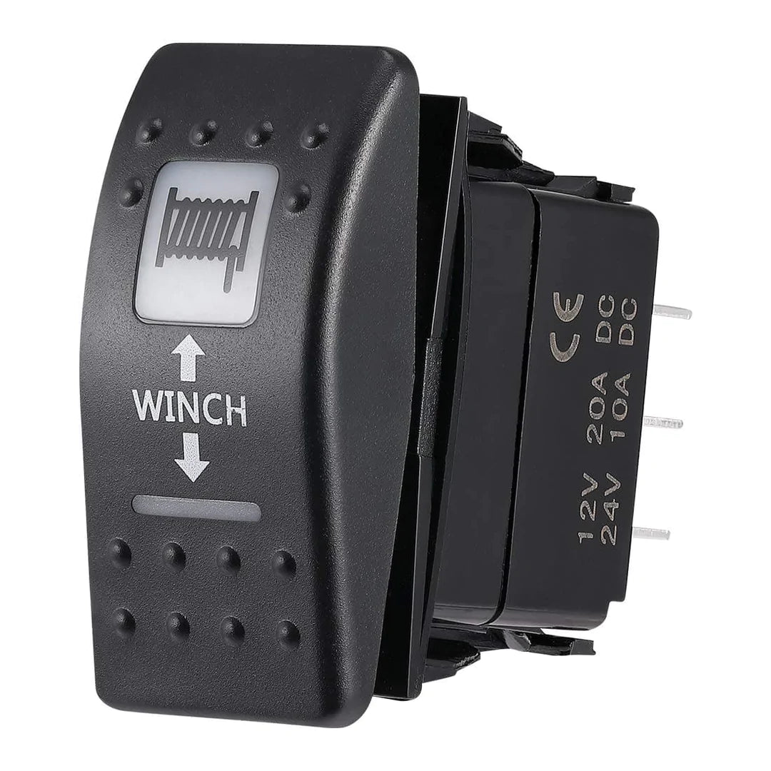 On-Off Rocker Switch - 7Pin Winch Switch