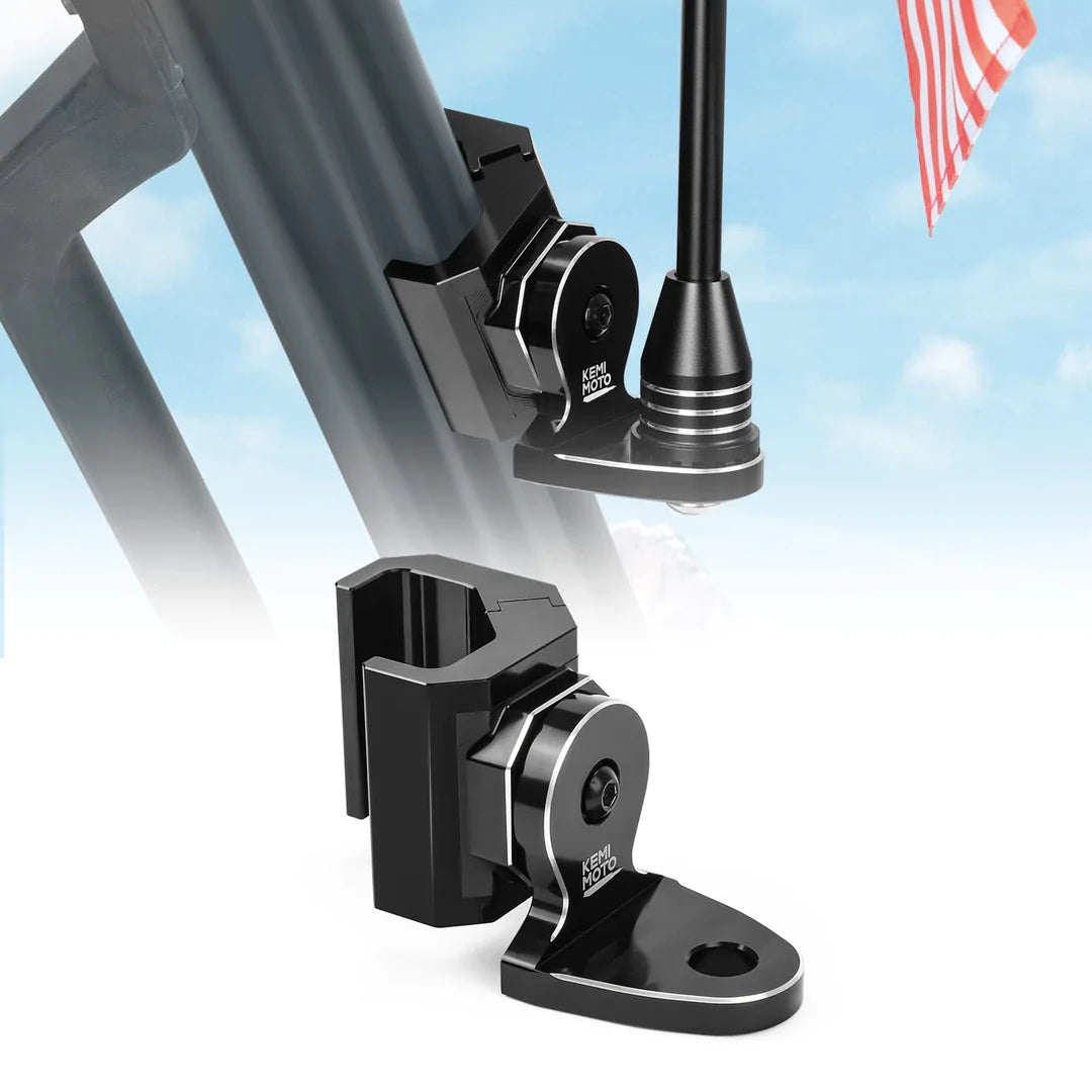 UTV Pro-fit Flag Mount Whip Light Adjustable Whip Mounting Bracket